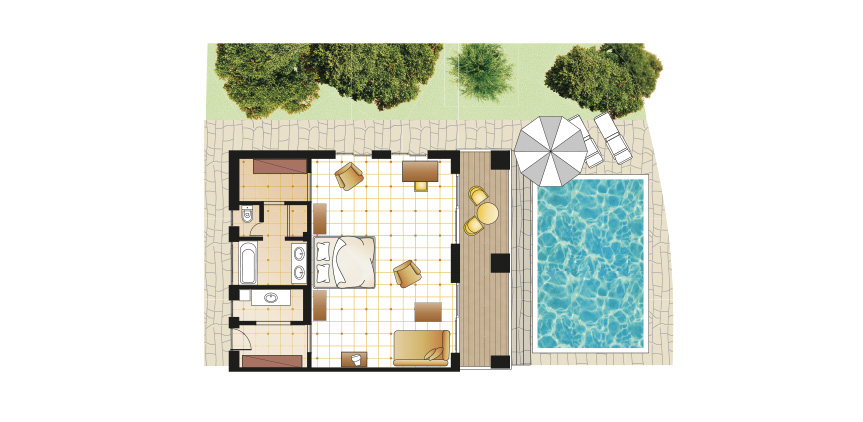 romantic-villa-private-pool-and-garden-1st-row-floorplan